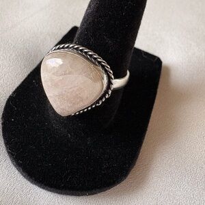 Vintage Sterling Silver Moonstone Ring